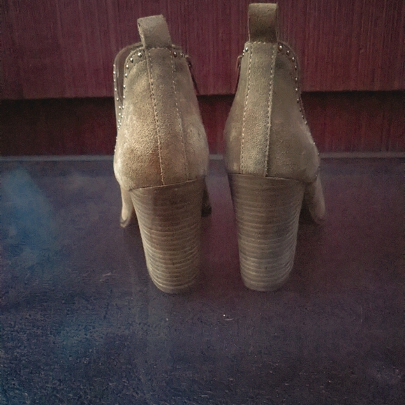 Lucky brand peep toe bootie heeled sandal size 8 - Picture 2 of 6